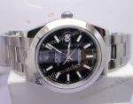 Rolex Datejust II 41mm Replica Watch SS Oyster Black Face AAA (1)_th.jpg